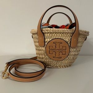Tory Burch Straw Basket Bag